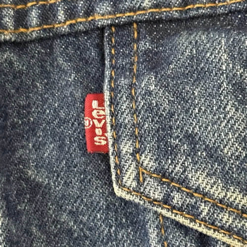 Vintage Levi’s 70507 Denim Trucker Jacket Mens Large Made In USA Oversized Boxy